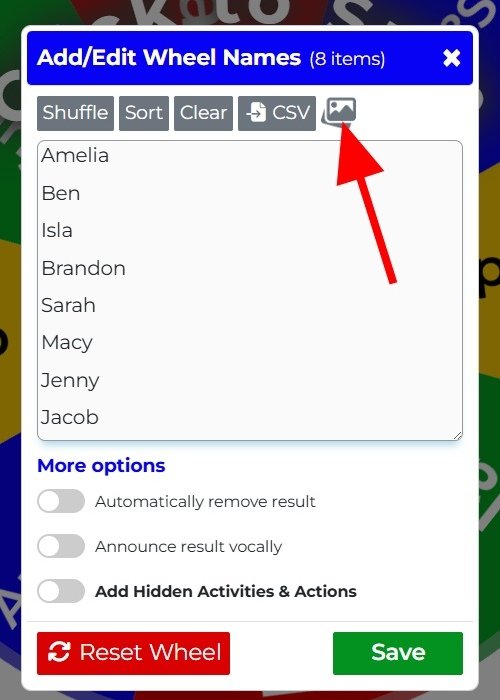 This is an image showing how to add images