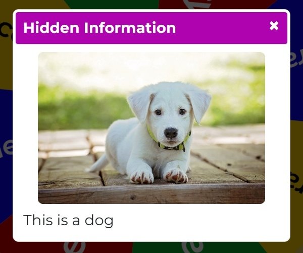 This is an image showing the hidden activity or action for the selected result