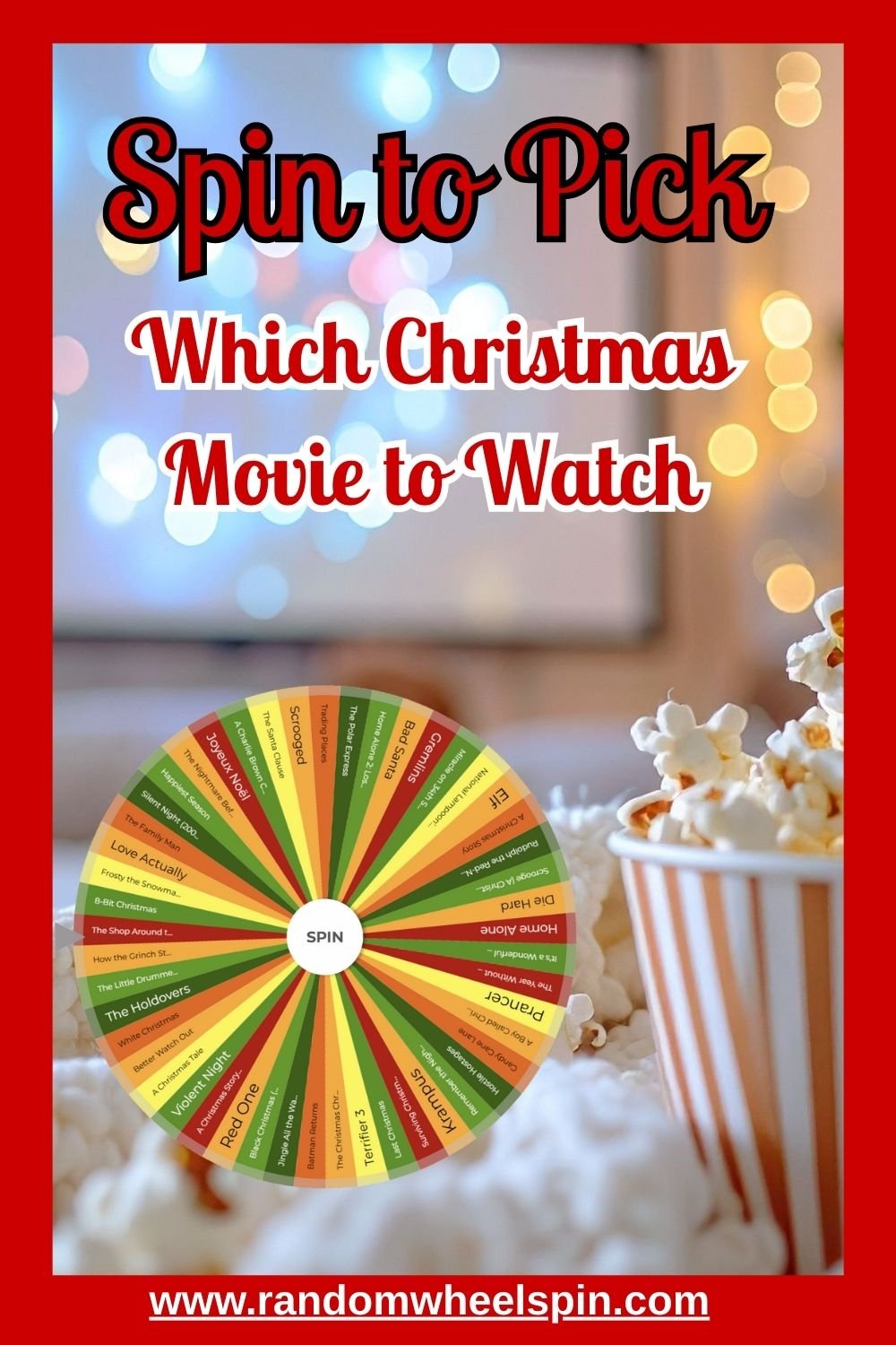 Best Christmas Movies Wheel