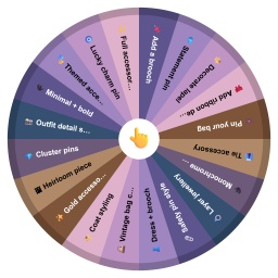 Brooched Statement Accessories Style Wheel
