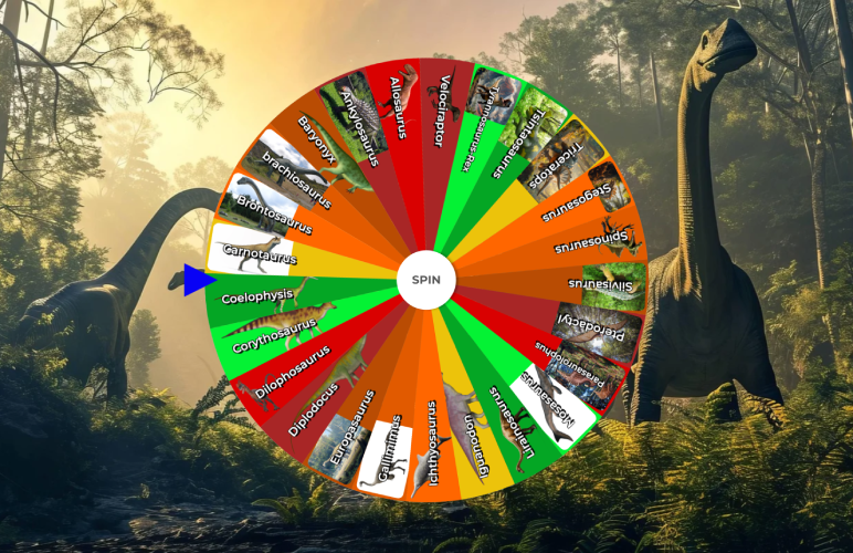 Dinosaur Wheel Spinner