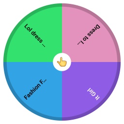 Fashion games wheel