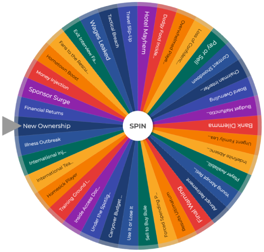 FC 26 Career Mode Unexpected Events Wheel
