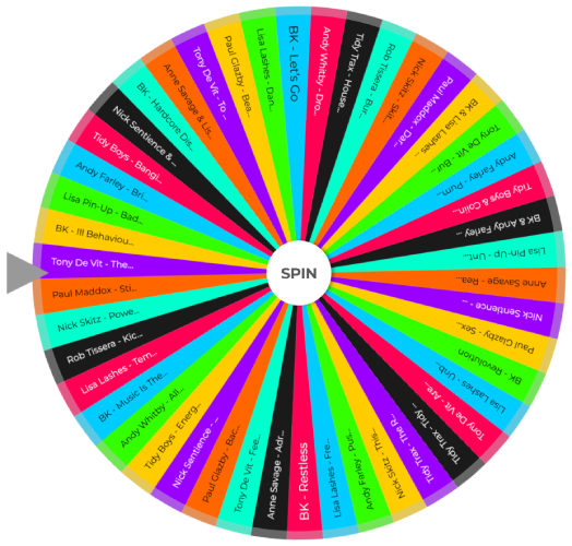 Hard House Dance Music Wheel