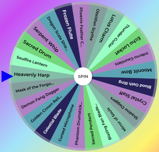 K-Pop Demon Hunters Weapons & Artifacts Generator