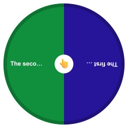 Let's turn the wheel!