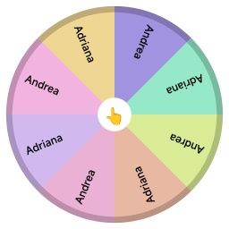 Name picker wheel