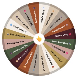 Poetcore Aesthetic Style Wheel