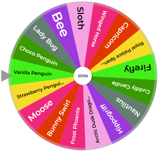 Roblox Adopt Me 2026 Robux Pets Wheel