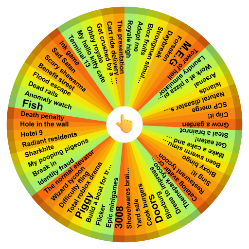 Roblox game wheel!!