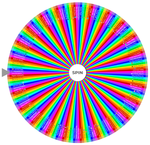 Roblox Games To Play Wheel