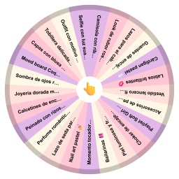 Ruleta con diseño de encaje y estilo soft girl