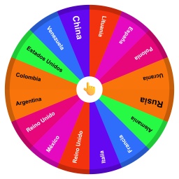 Ruleta de los paises