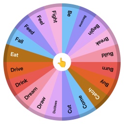 Ruleta de palabras en inglés