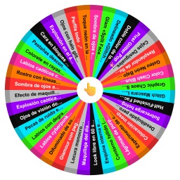 Ruleta del desafío de maquillaje Glitchy Glam