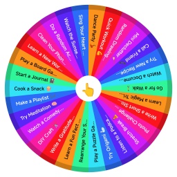 Ultimate “What To Do When Bored” Wheel