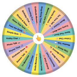 Wheel of Names Activities for Nursing and Care Homes