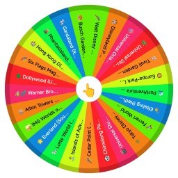 Which theme park should I visit next wheel