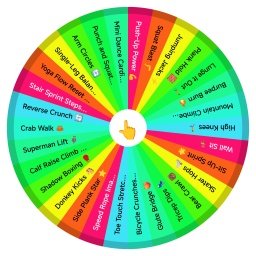 Workout of the Day Wheel
