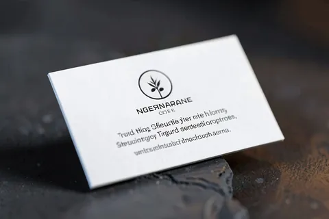 AI generated business cards example