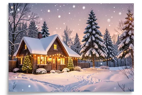 AI generated christmas cards example