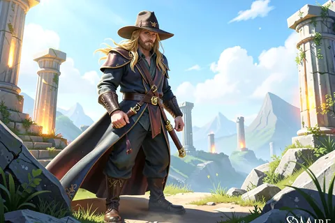 AI generated fantasy rpg art example