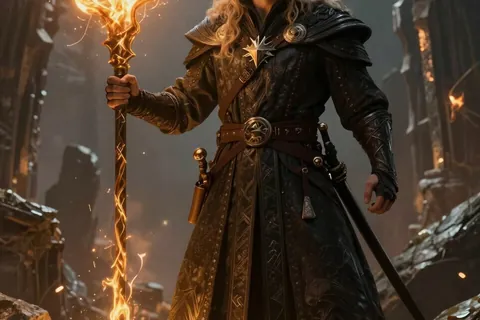 AI generated fantasy rpg art example
