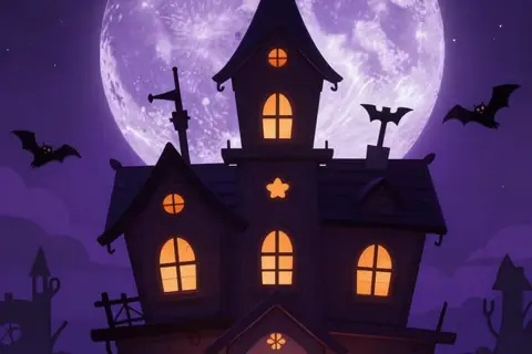 AI generated halloween art example