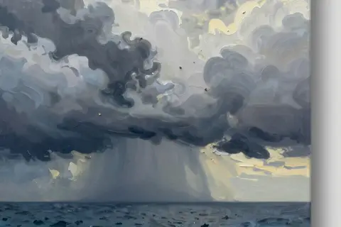 AI generated oil painting style example