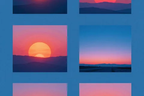 AI generated album covers example