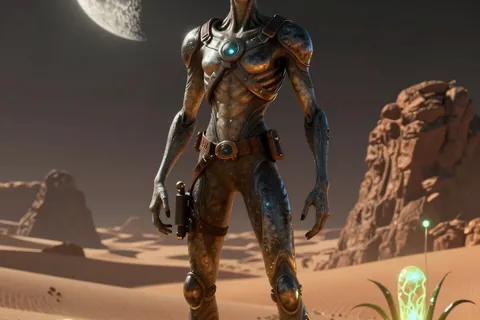 AI generated alien worlds example