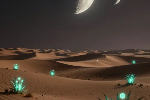 AI generated alien worlds example