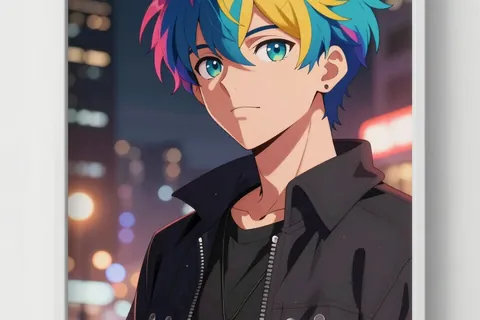 AI generated anime characters example