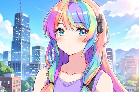 AI generated anime characters example