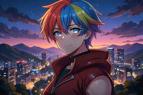 AI generated anime characters example