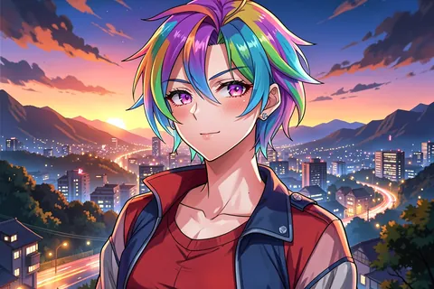 AI generated anime characters example
