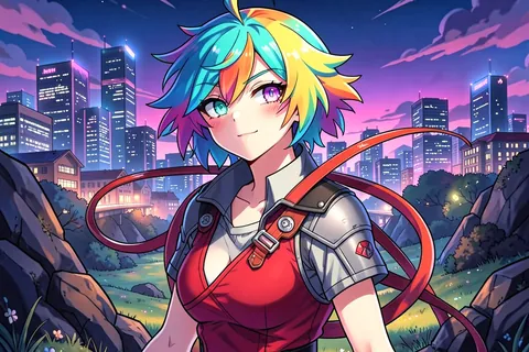 AI generated anime characters example