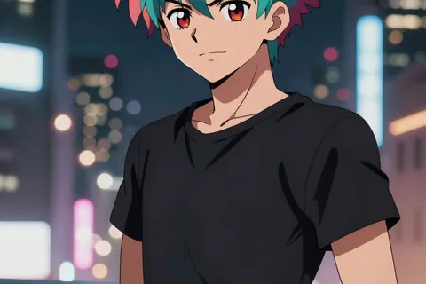 AI generated anime characters example