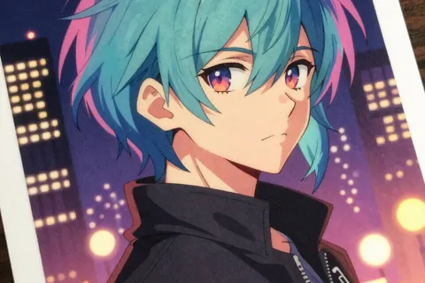 AI generated anime characters example