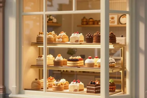 AI generated bakery scenes example