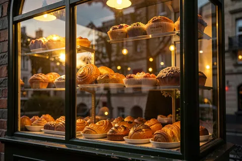 AI generated bakery scenes example