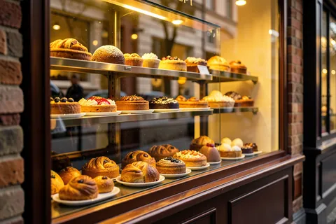AI generated bakery scenes example