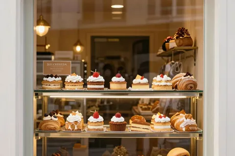 AI generated bakery scenes example