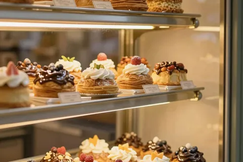 AI generated bakery scenes example