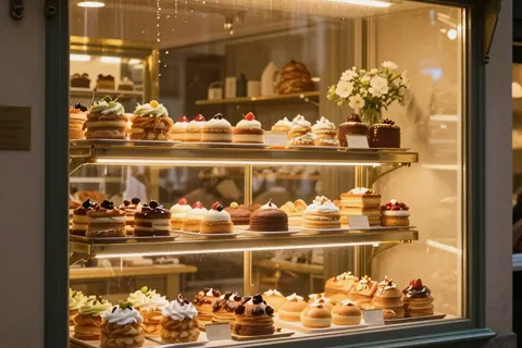 AI generated bakery scenes example