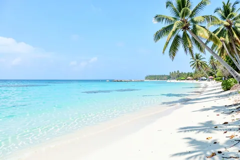 AI generated beach scenes example