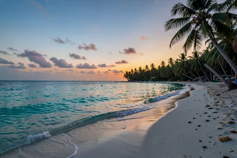 AI generated beach scenes example