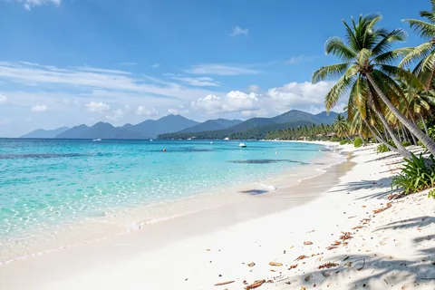 AI generated beach scenes example