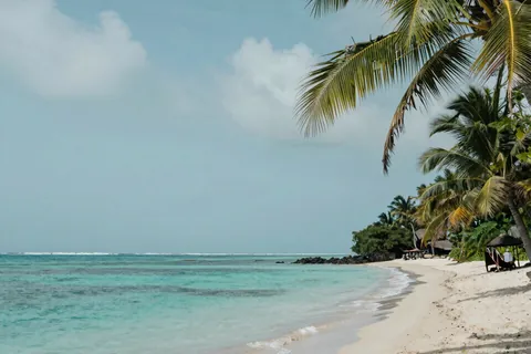 AI generated beach scenes example