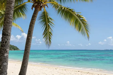 AI generated beach scenes example